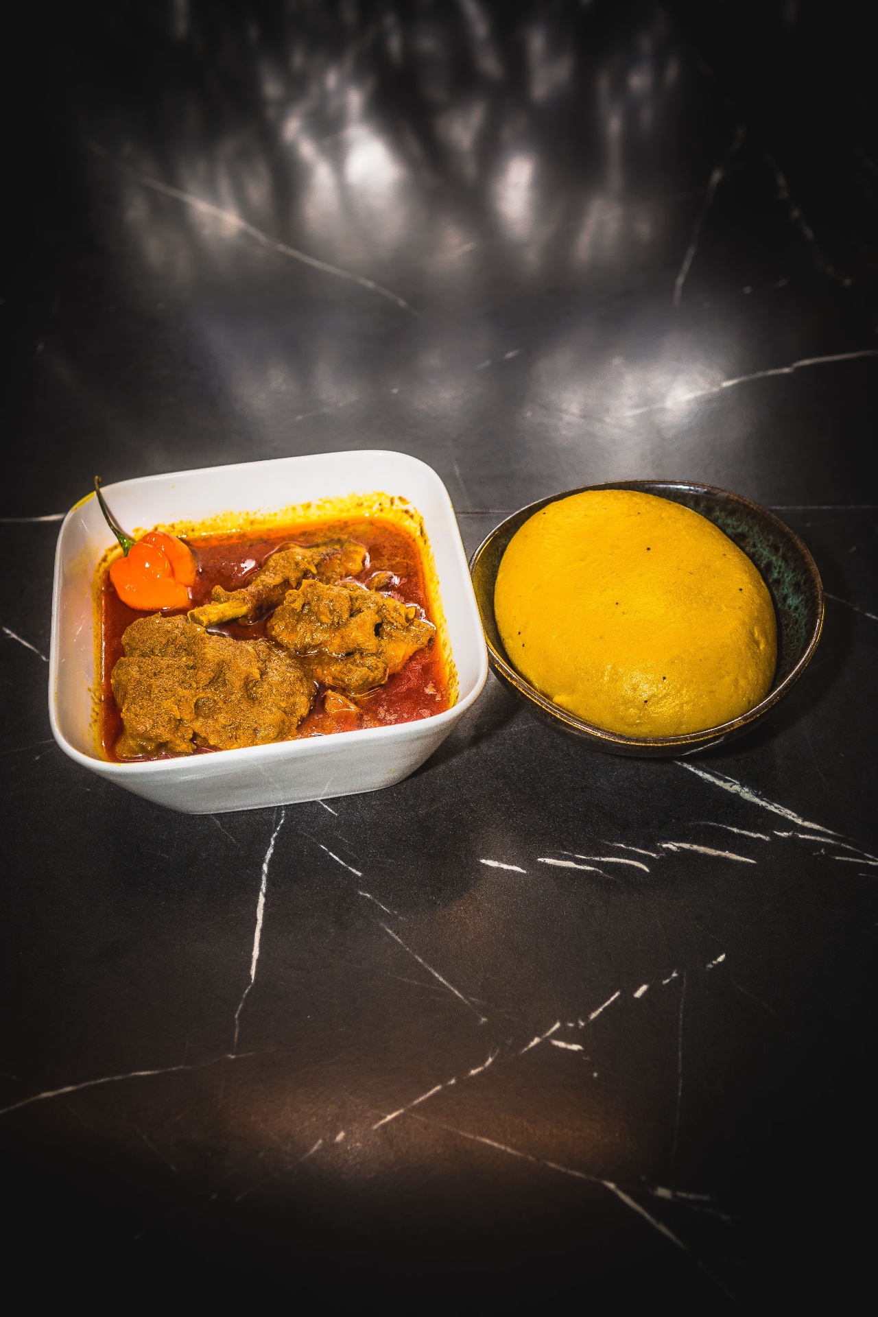 Foutou sauce graine