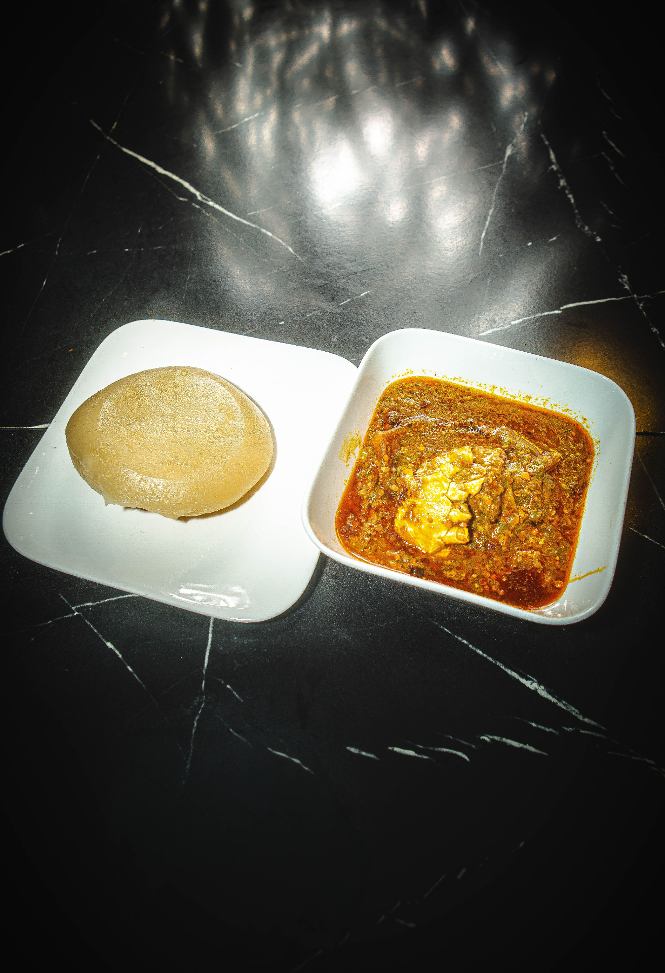 Foutou sauce gombo